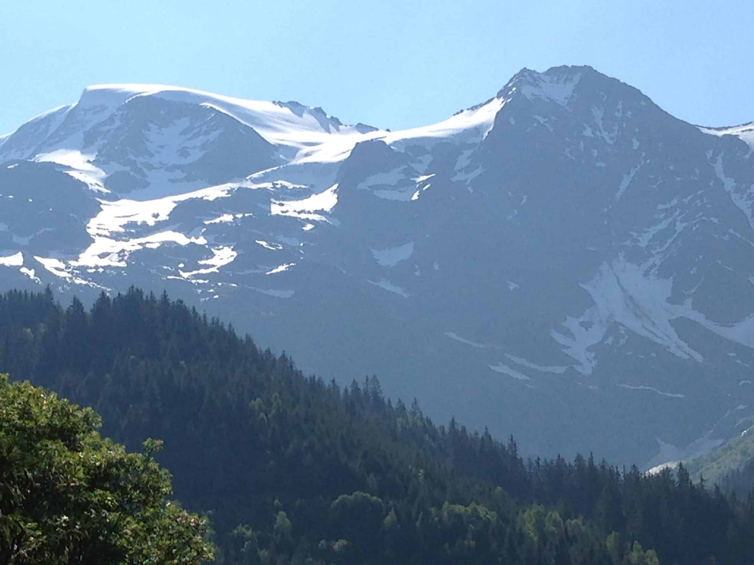 Paysage montagne Contamines - Montjoie