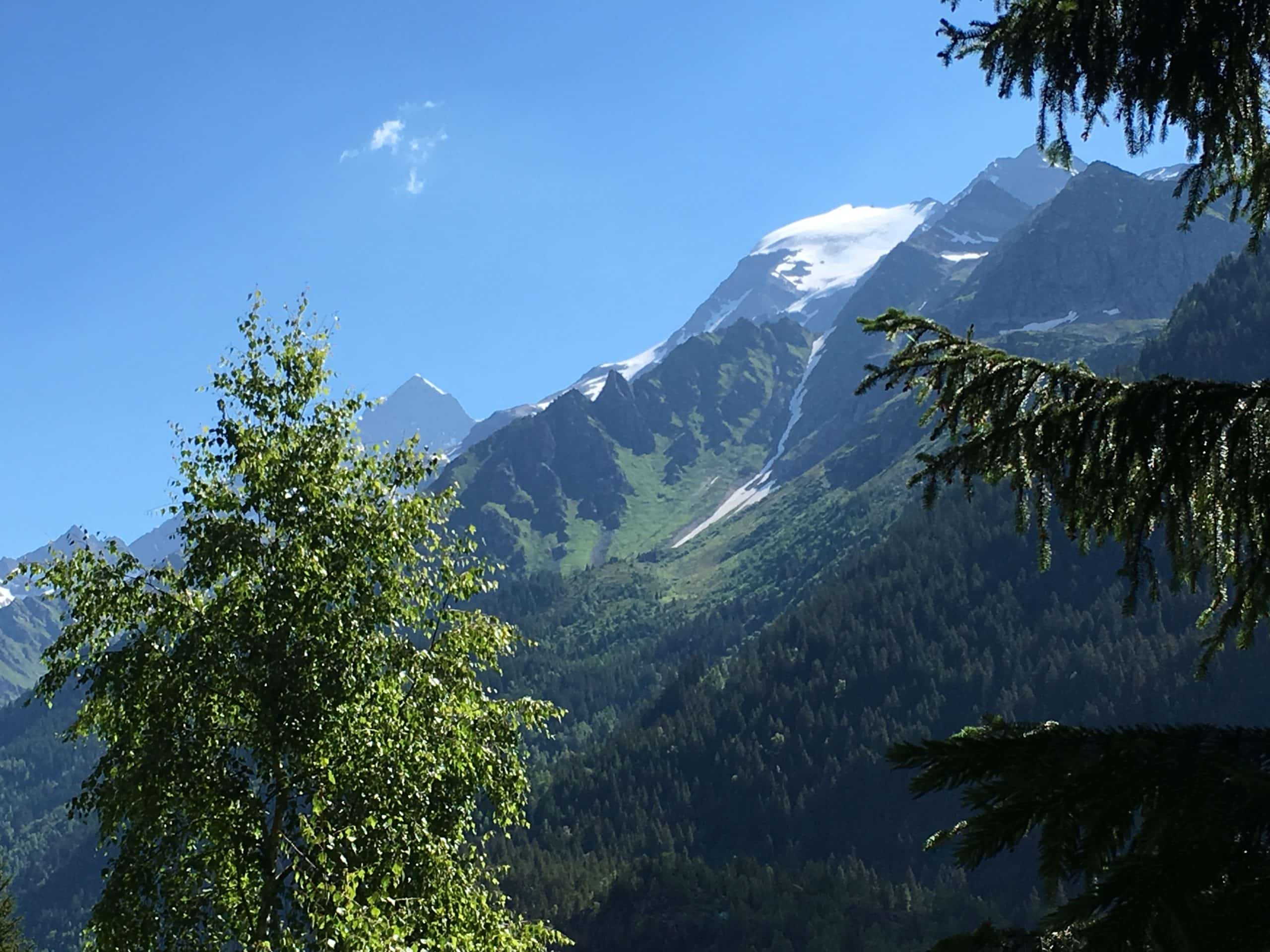 Paysage montagne Contamines - Montjoie
