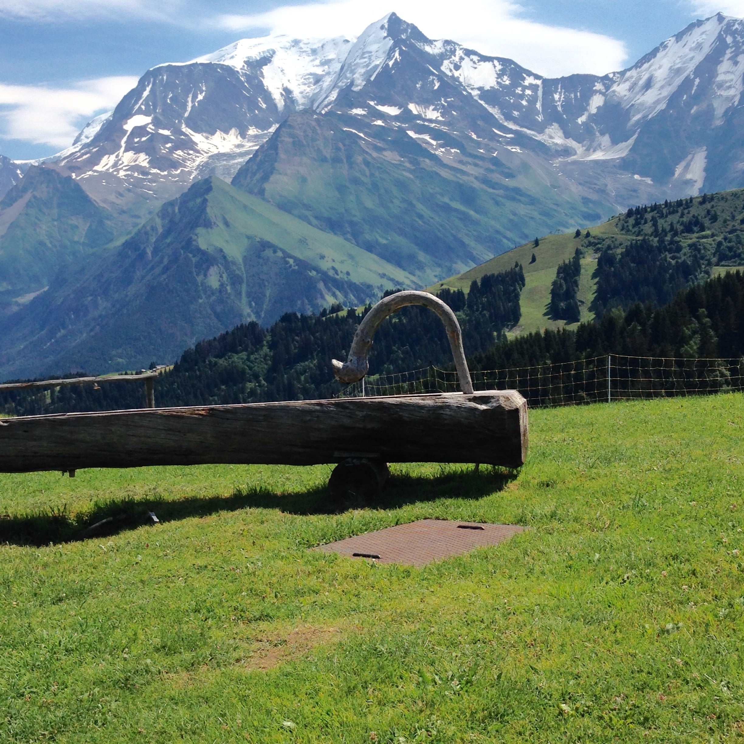 Paysage montagne Contamines - Montjoie