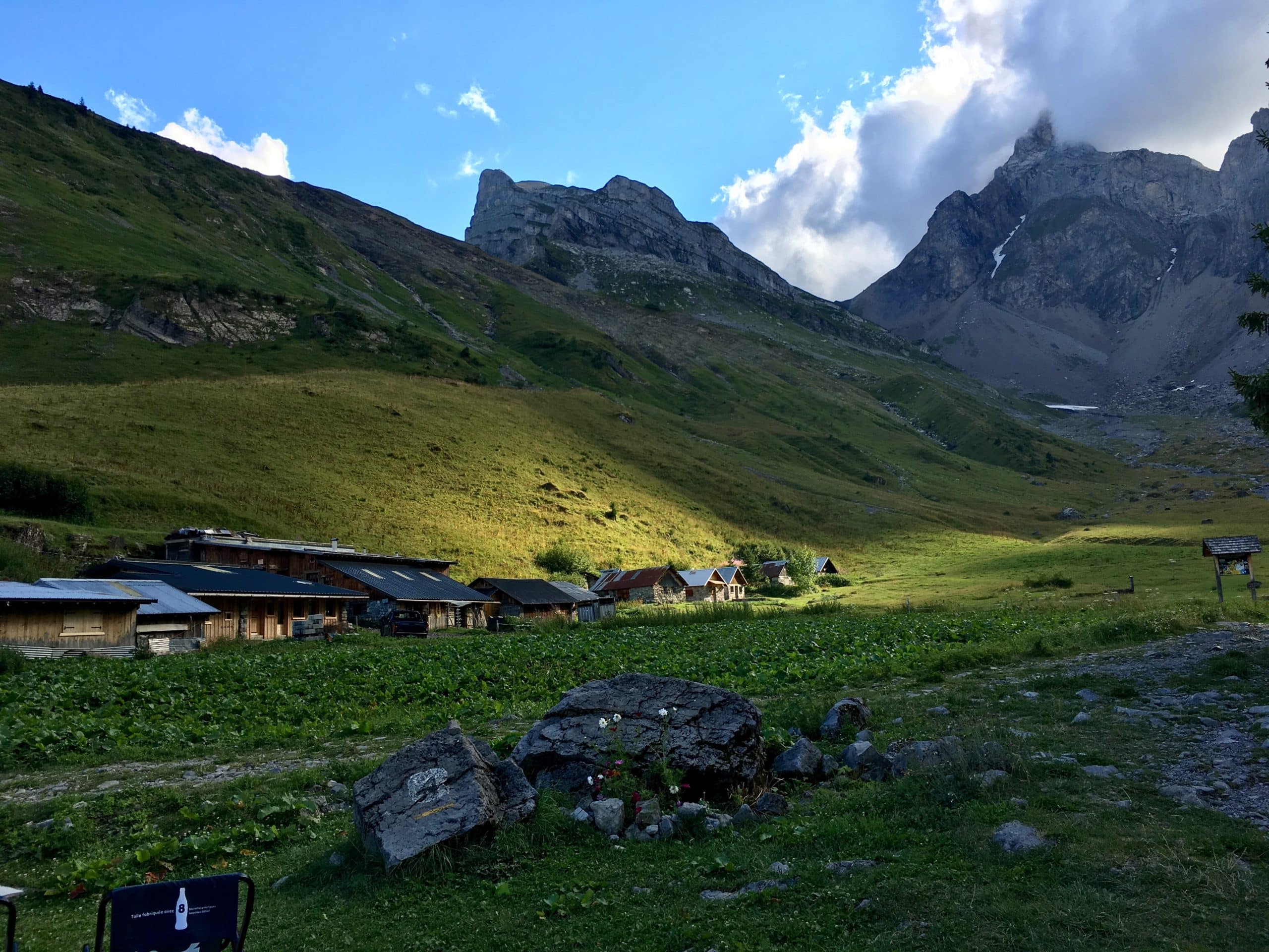 Paysage montagne Contamines - Montjoie