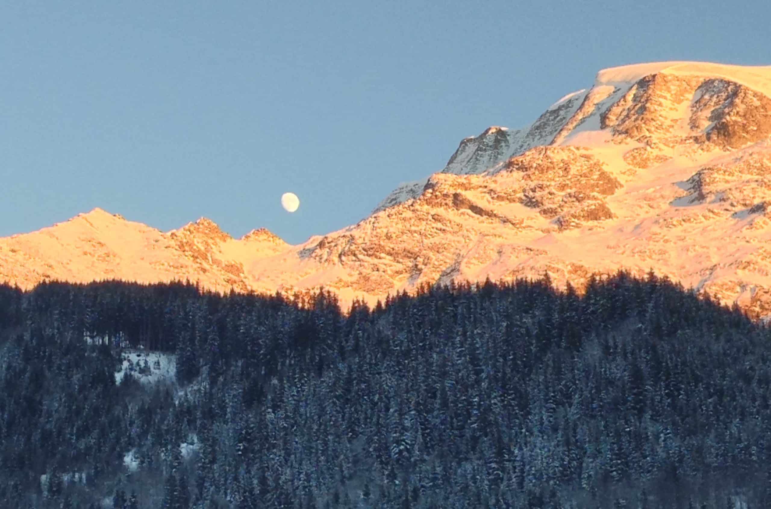 Paysage montagne Contamines - Montjoie