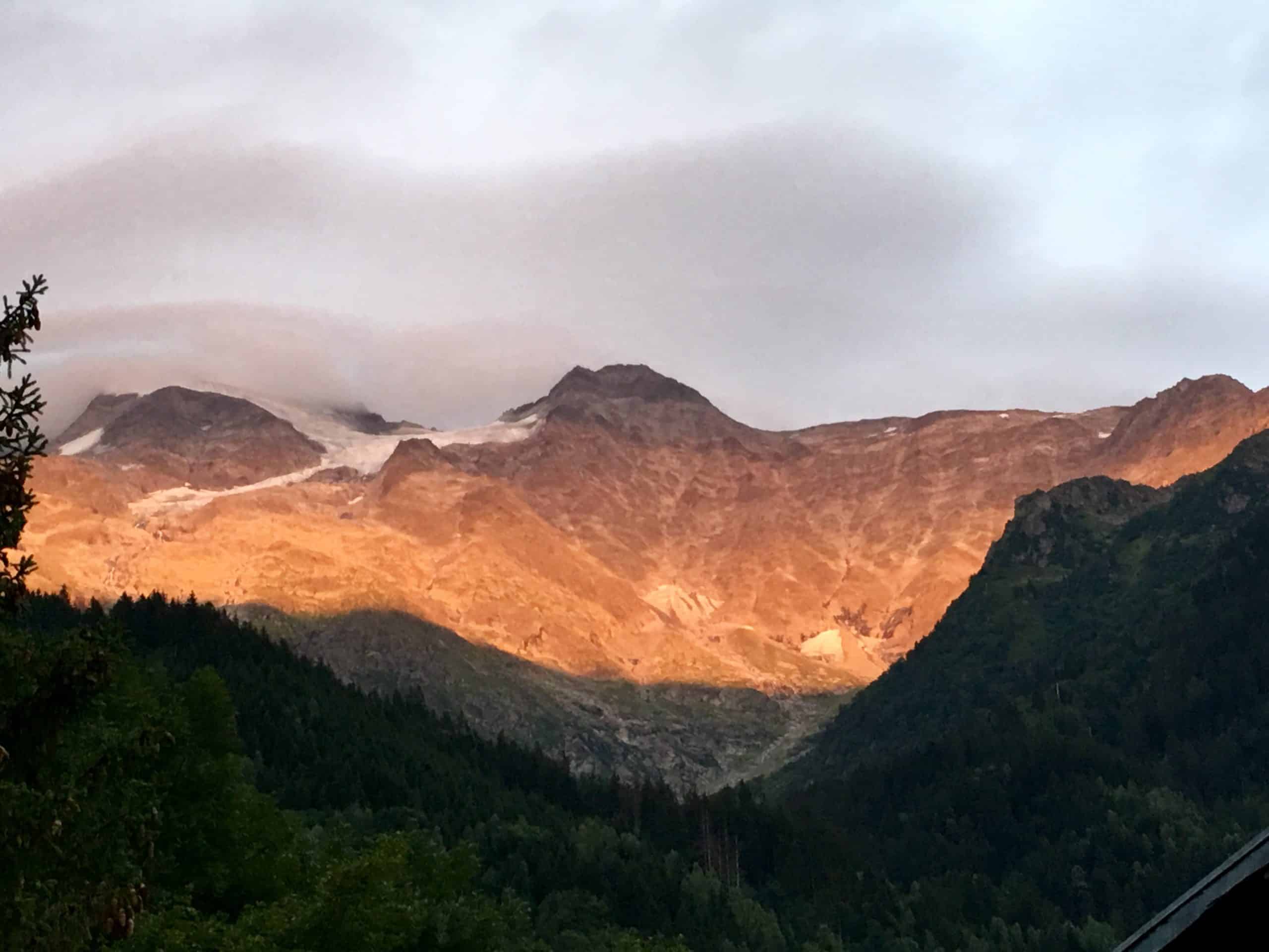 Paysage montagne Contamines - Montjoie