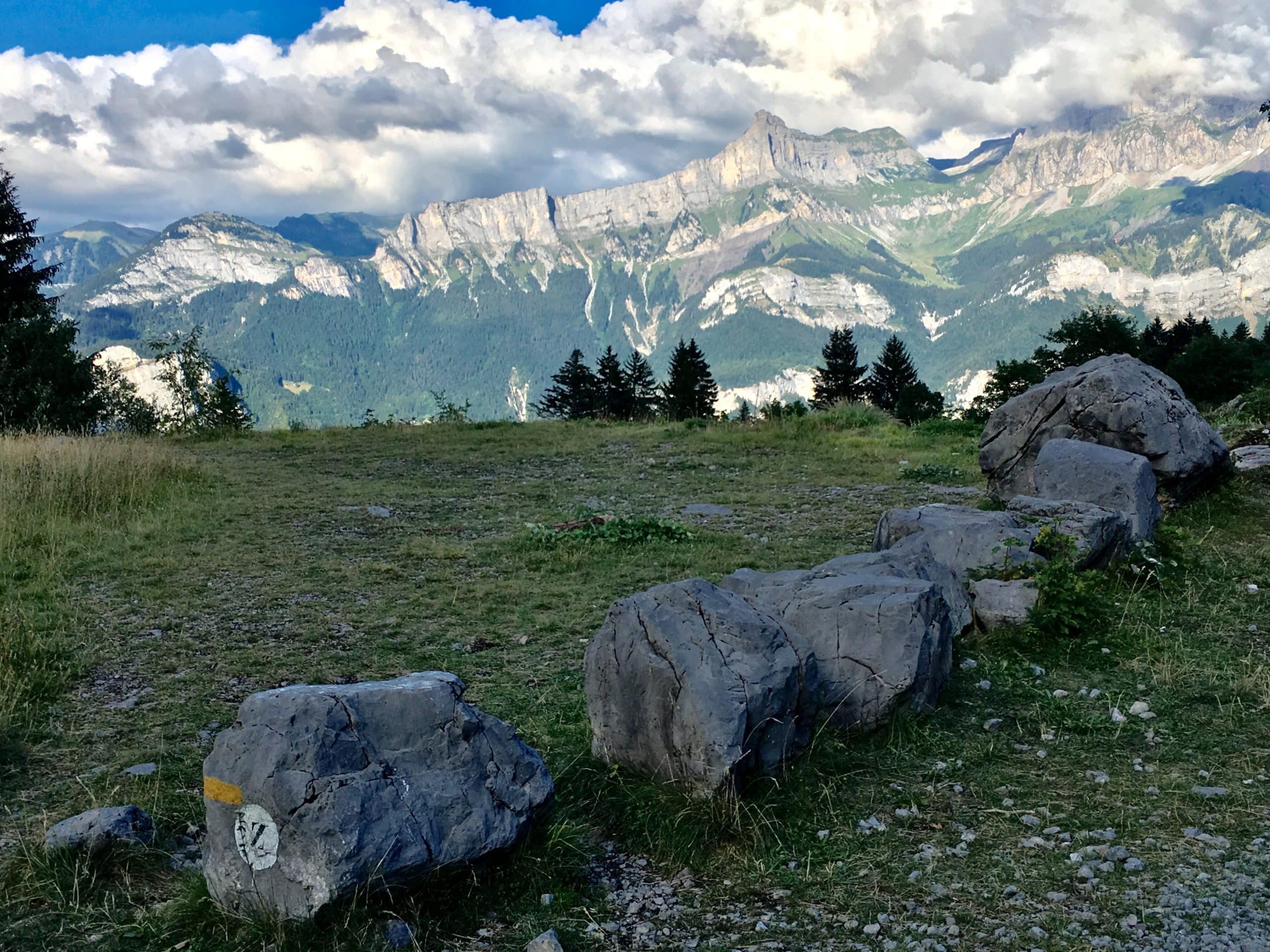 Paysage montagne Contamines - Montjoie
