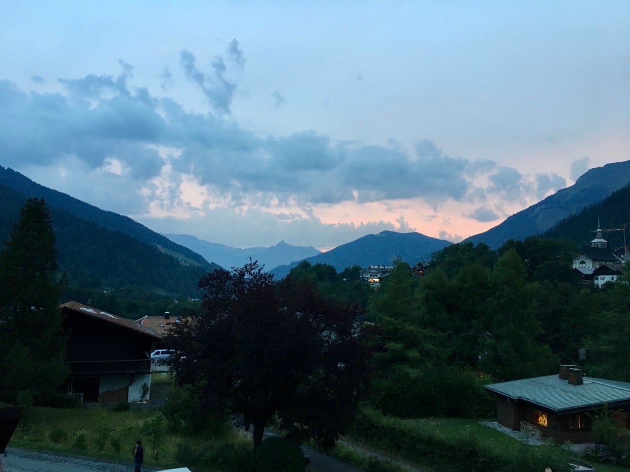 Paysage montagne Contamines - Montjoie