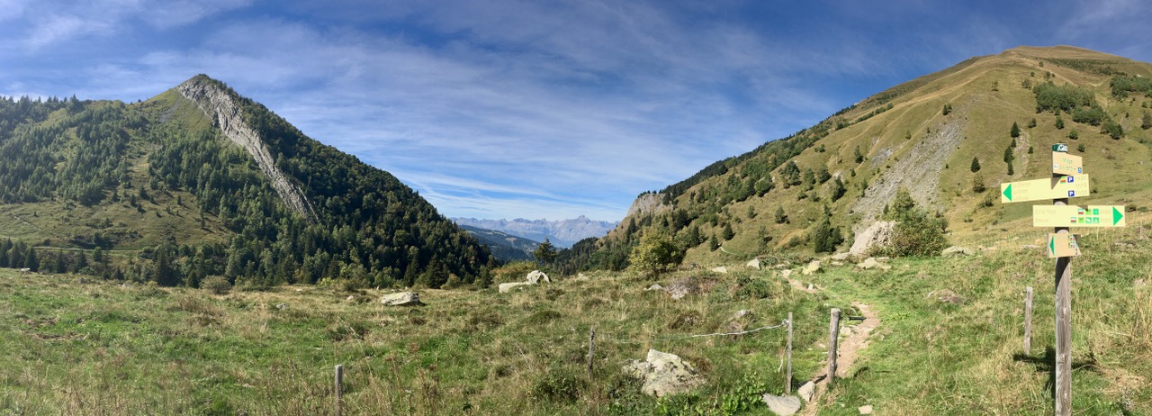 Paysage montagne Contamines - Montjoie