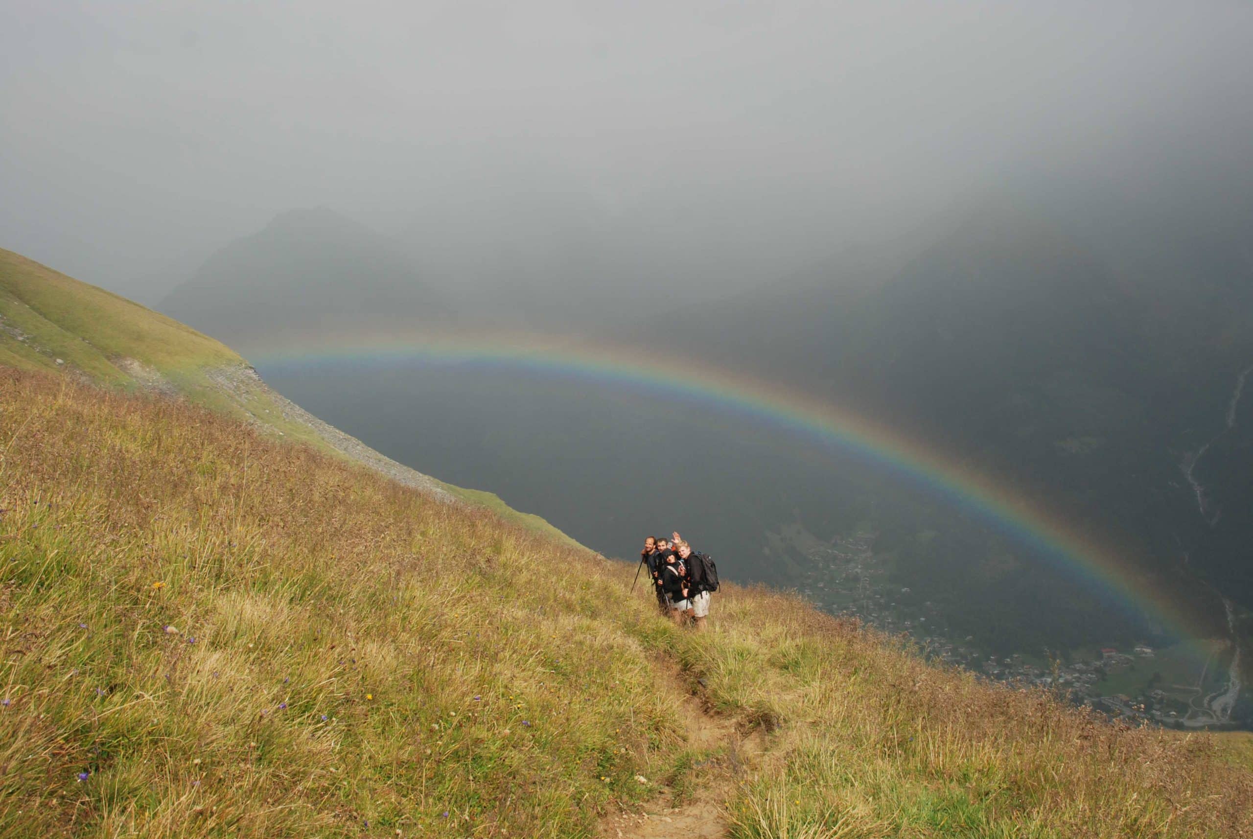 sophie ferr - insolite - arc en ciel sur les pentes du joly w
